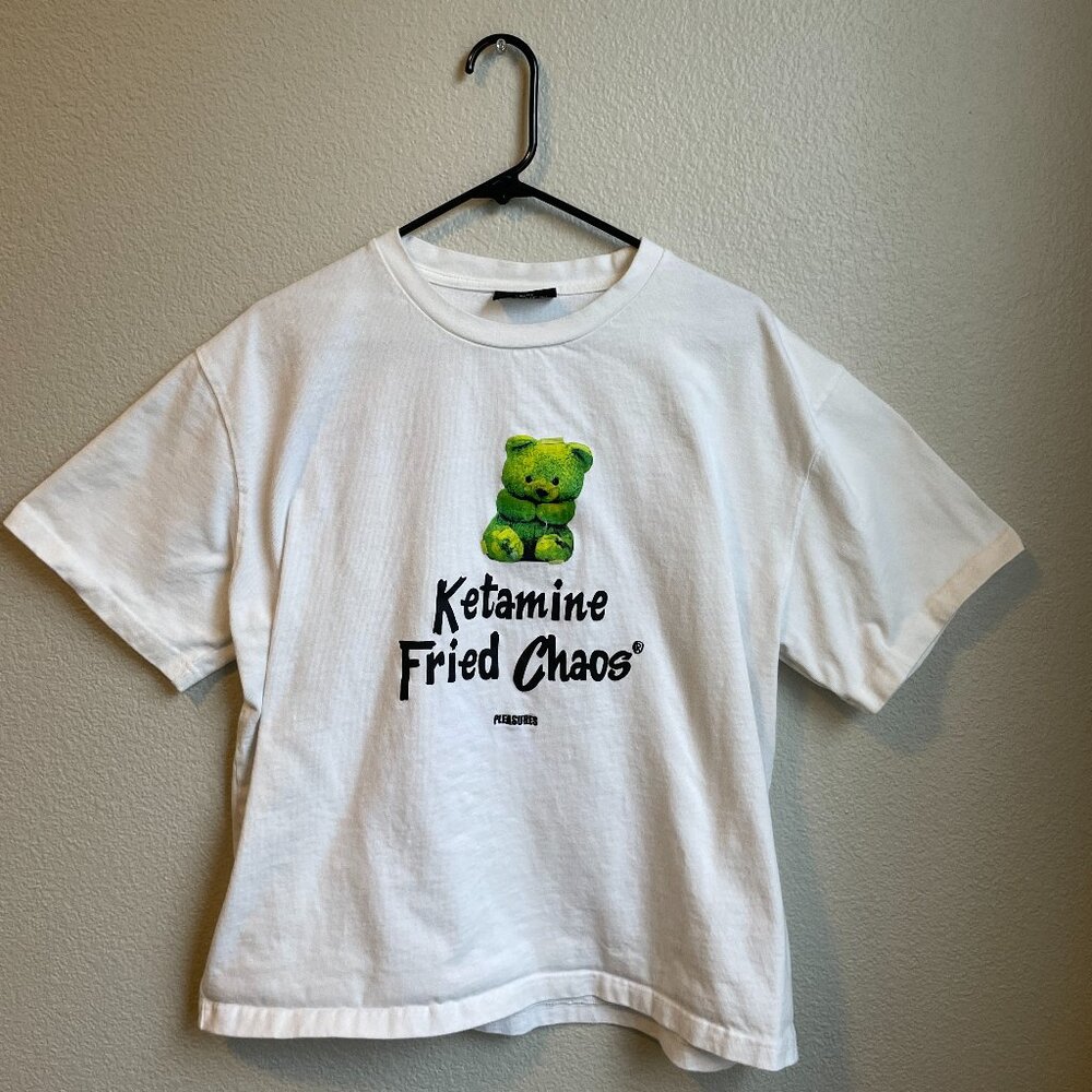 Pleasures T-shirt (Ketamine Fried Chaos)